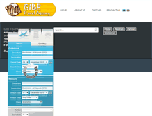 Tablet Screenshot of gibetravel.com